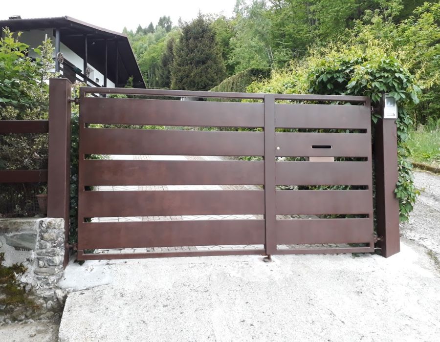cancello in corten