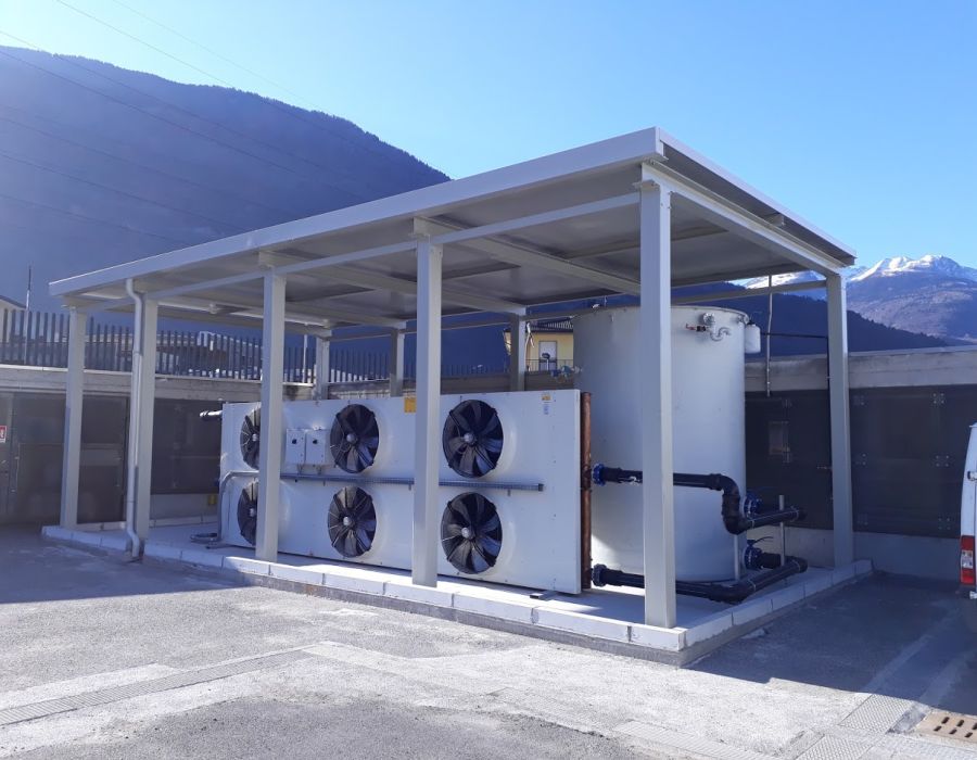 struttura per tettoia